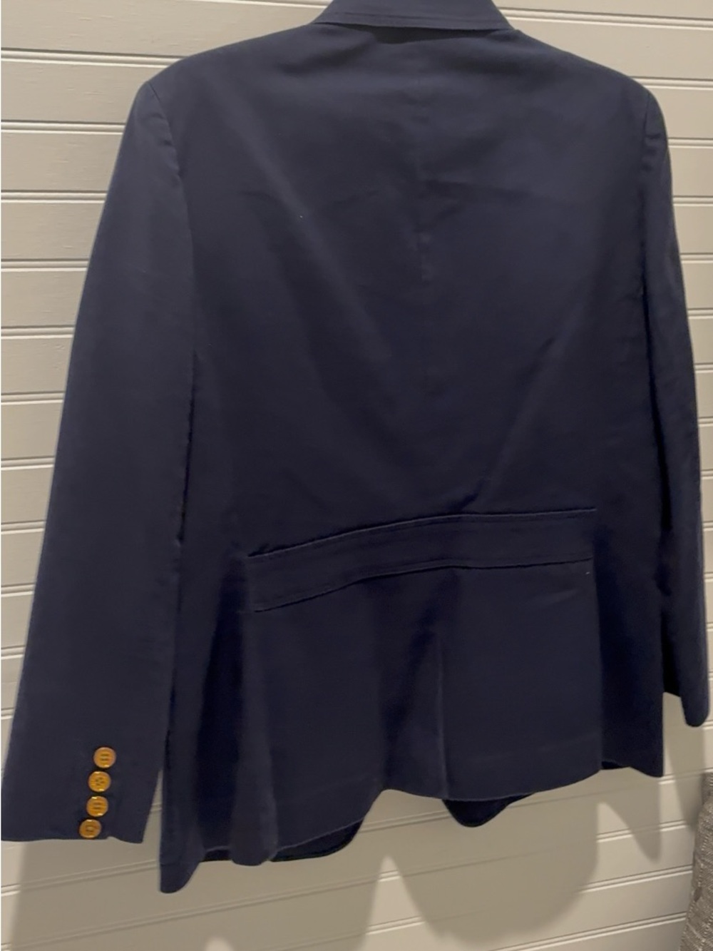 Ralph Lauren Navy Blazer with Embroidered Crest - Picture 5 of 7